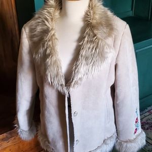 Paris Blues Faux fleece and fur Jacket